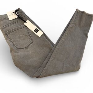 James Jeans Twiggy Ankle Skinny Jeans Grey Twill Mid Rise Size 29 NWT
